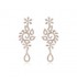 Beautifully Crafted Diamond Pendant Set with Matching Earrings in 18k gold with Certified Diamonds - PD1316P